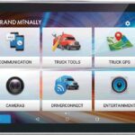 Rand McNally OverDryve 8 Pro 8in Truck GPS Tablet with Dash Cam and Bluetooth (Renewed)