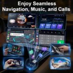 3 in 1 Wireless Carplay Adapter, Car Screen Mirroring Converter, 2026 Upgrade Mirror iOS Phone for iPhone/Airplay/Apple/Android, Bluetooth Auto Link, Wired to Wireless, Plug & Play - Image 4