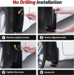 Sunsdrew Mud Flaps for 2024 2025 2026 Kia EV9 Accessories,All Weather Guard EV9 Guards Mudguards,No-Drill Front&Rear 4PCS Mud Flaps Set with Hardware(Without Running Board) - Image 7
