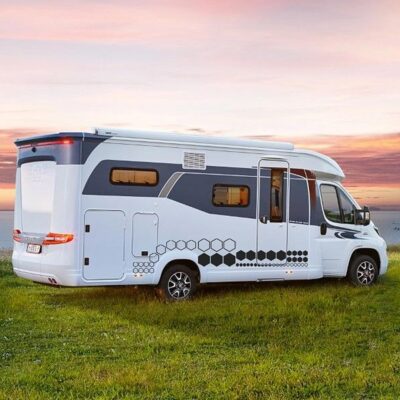 52 PCS Honeycomb Decals Vinyl Hexagonal Graphics Sticker Car Body Side Exterior Decor Accessories Universal for Car, Truck, SUV, RV (Black) - Image 4