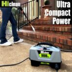 Electric Pressure Washer 1800 PSI - Portable Power Washer for Car Detailing, Patios, Fences and Outdoor Cleaning, Compact Design with Foam Cannon, Turbo and Fan Nozzles, ETL Certified - Image 2