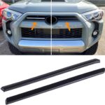 JDMCAR Front Center Grille Insert Cover Trim Compatible with 2024 2023 2022 2021 2020 Toyota 4Runner Accessories ABS Middle Grille Insert Cover Strips (Matte Black)