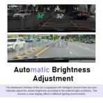 Car Heads Up Display, High-Definition Windshield Speedometer Projector, Car HUD Digital Speedometer, Universal Large Font Display HUD for Most Vehicles (White) - Image 5