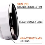 RACETECH 110mm (4-3/8") 2 Gauge Set - 2in1 GPS Speedometer Tachometer + 4in1 Oil, Water Fuel Volt Gauge Set – 7 Color LED Black Dial IP67 Waterproof 12V/24V – for Car Truck, Moto, Marine - Image 6