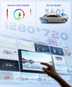 8-Core 4G+64G Qual-comm Snapdragon chip Car Radio for Ford Escape 2007-2012, Rimoody Car Stereo Carplay Android Auto 3D car Model Display GPS WiFi 9 Inch IPS Touchscreen Mirror Link Camera - Image 5