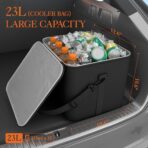 HOTOR Cooler Bag for Trunk Organizer - Portable Cooler for Car Organizer, Leakproof Car Cooler for Vehicle, Soft Small Cooler Fits Trunk Organizer with Cooler for Car & SUV - Image 2