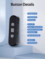 Elook Cassette to Bluetooth Adapter for Car with Micro SD Card Support/Hands-Free Call, 5.1 Bluetooth Cassette Receiver, Black - Image 6