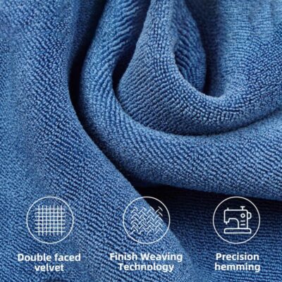 Soft Microfiber Car Towel | Scratch-Free Interior & Exterior Cleaning with Fine Fibers - Image 4