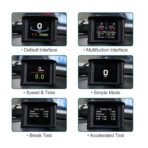 X AUTOHAUX 2.2 Inch Mini HUD Head Up Display Car Dashboard Digital Speedometer Multifunction Data Display Error Alarm TFT LCD Display with OBDII EUOBD - Image 4