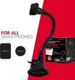 Macally Windshield Phone Mount for Car Magnetic - Suction Cup Window Mount Phone Holder with 8" Long Gooseneck Arm & Super Strong Magnet Mount for Smartphone and iPhone - Image 6