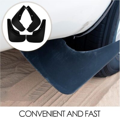 4pcs Car Mud Flaps and Tire Splash Guards Soft Rubber Wheel Mudguards Compatible with 2003 for Exterior Protection - Image 9
