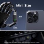 Wireless CarPlay Adapter for iPhone - Convert Wired to Wireless, Mini USB Design, Plug & Play - Compatible with Cars with Apple CarPlay - Includes USB-C Cable - Fast Connection, No Latency - Image 2
