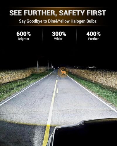 Z-OFFROAD LED Headlights Assembly DOT Approved with DRL Turn Signal Hi/Low Sealed Beam Compatible with 03-06 Chevy Silverado Avalanche (Sequential Turn Signal + Clear Side Marker) - Chrome - Image 4