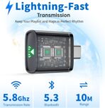 Wireless CarPlay Adapter for Apple iPhone 2026 Upgrade, Converts Factory Wired to Wireless, No Delay, Stable Connection, Mini Apple Carplay Wireless Adapter for iOS 10+ and Car from 2018+,USB/Type C - Image 4