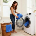 SHENLI 30Pack Edgeless Microfiber Towels for Car Detailing, 16x16 Inch Dark Blue Detailing Drying Wash Polishing Ultra-Absorbent Lint-Free Cleaning Cloths for Cars Windows Cleaning Household Supplies - Image 6