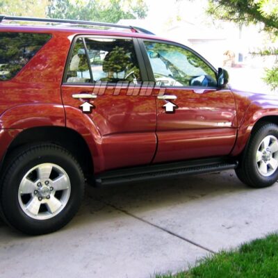 Compatible with(Just overlay Stick on, NOT for SNAP IN Replacement) 4 Chrome Door Handle Covers for Toyota 4RUNNER 2005-2008 / AVALON 05-08 / CAMRY 2007-2011 / SIENNA 05-2012 / TACOMA 2005-2015 - Image 2