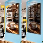 32" Wall Mount Digital Signage, 1000nits Slim Fit Frameless Digital Signage Display, LCD Monitor Advertising Screen, Android OS with HDMI in, Publishing Content with U-Disk/APP/CMS - Image 5