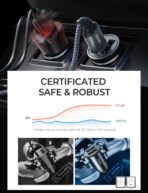 AINOPE Car Charger Adapter【Smallest Metal】 4.8A Cigarette Lighter USB Car Charger Adapter Dual Port 12V USB Outlet Flush Fit for iPhone 16 Pro Max/15/14 iPad Air Samsung Galaxy S25 S24 Ultra,Black - Image 9