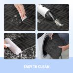 ELLINI Dog Car Seat Cover for Back Seat, Hard Bottom Back Seat Extender for Dogs, Holds 400lbs, 600D Heavy Duty Scratch-Proof Waterproof Dog Hammock for Car, SUV - Image 7