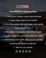 Xinghe for Dodge Ram 2009 to 2024 2025 2026, American Flag Decals Stickers for Truck Back Middle Window, Matte Black USA Flag Decal for Truck Back Sliding Window, Rear Window American Flag Decal - Image 7