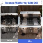 Pressure Washer, Power Washer with 4 Quick Connect Nozzles 1 Foam Cannon, High Pressure Cleaning Machine for Cars/Fences/Driveways/Patios/Farms/Home Cleaning - Image 9