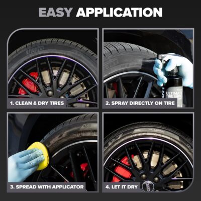 Carfidant Ultimate Clean & Protect Kit – 11-Piece Complete Car Detailing Bundle – Tire Shine, Ceramic Silk, Scratch & Swirl Remover, Plastic & Trim Restorer, Rim Reactor, Iron Remover - Image 5