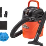Armor All® AA155 1.5-Gallon 2 Peak HP Portable Wet/Dry Vacuum, Orange