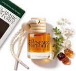 Floral Car Perfume Car Air Freshener 30-Day Luxury Hanging Diffuser Perfume Bouquet Gift for Men & Women, Essential Oil Scent Long-Lasting for Car SUV Truck