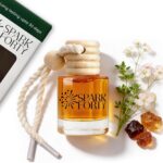 Floral Car Perfume Car Air Freshener 30-Day Luxury Hanging Diffuser Perfume Bouquet Gift for Men & Women, Essential Oil Scent Long-Lasting for Car SUV Truck