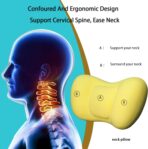Lumbar Support Pillow for car，Car Neck Pillow Kit, Memory Foam Ergonomic Car Headrest and Lumbar Support for Driving Fatigue Relief, Comfort and Support Your Neck and Back - Image 4