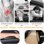 OFBAND 2PCS Elbow Pad Arm Rest for Car,Soft Leather Arm Rest Pillow with One-Piece Molding for Comfortable Support,Universal Car Accessories Car Knee Cushion Car Door Armrest Pads (Black) - Image 5