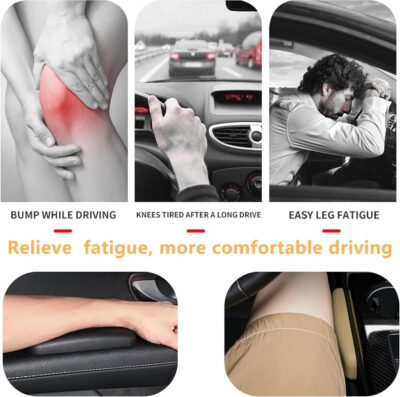 OFBAND 2PCS Elbow Pad Arm Rest for Car,Soft Leather Arm Rest Pillow with One-Piece Molding for Comfortable Support,Universal Car Accessories Car Knee Cushion Car Door Armrest Pads (Black) - Image 5