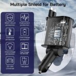 [2 Pack] Retractable Car Charger 4 in 1 Fast Car Phone Charger 69W, USB C Car Truck Accessories Adapter with 2X Retractable Charger Cords and 2X USB Ports for i Phone 17/16/15/14, for Samsung S25/S24 - Image 6
