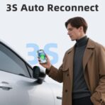 Mini Wireless Carplay Adapter for iPhone - Carplay Wireless Adapter Car Play Dongle, Wired to Wireless, Compatible with iPhone iOS 10+, Silver - Image 7