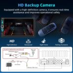 7" Wireless Double Din Car Stereo with Carplay, Android Auto, Bluetooth, Multimedia Car Audio Support Mirror Link, Backup Camera, FM/AM, HD Touchscreen, Aux Input Car Audio Receivers - Image 4