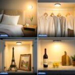 Ferswe Dimmable Touch Light, 3000K Rechargeable Touch Lights Stick on, Closet Light with 1000mAh Large Battery, LED Night Light for Closet, Counter, Kitchen, Bedroom and Wall(2 Pack) - Image 2