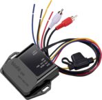 CAR Bluetooth 5.2 Receiver – aptX Adaptive, aptX HD, AAC, SBC – 12V/24V Compatible, Remote Trigger, Stereo RCA Output – Wireless A2DP Adapter for Car, Truck, Marine, Powersport Audio Systems