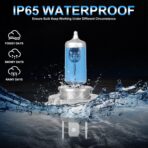 Fit for 2006-2020 Honda Fit High Performance Halogen Headlight Bulbs,9003/H4 High Low Dual Beam Headlamp Replacement Bulbs Kit, Plug and Play,Pack of 2 - Image 6