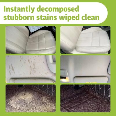 500ml Car Interior Polish Ceiling Foam Headliner Roof Fabric Cleaner Spray Kit for Leather, utomotive Seat,Dashboard, Carpet,Plastic, Vinyl Glass, All-Purpose for Auto Interiors (1 Pack, 16.9fl oz) - Image 4