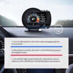 OBD2 Gauge Display, Heads up Display for Cars, Hud Digital Speedometer for Car - Image 5