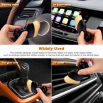 Auto Car Detailing Brush Set Car Interior Cleaning Kit Includes 3 Boar Hair Detail Brush,3 Wire Brush, 3 Air Vent Brush for Cleaning Car Interior Exterior, Dashboard Engines Leather Wheel - Image 6