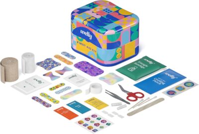 Welly Comprehensive First Aid Kit - FSA Eligible - Adhesive Bandages, Tape and Non-Stick Pads, Butterfly Strips, Cleansing Wipes, Ointments, Gauze, and More - 240 Pieces - Image 3