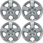 Premium Replica Hubcap Set, Fits Nissan Rogue 2008-2015, Replacement 16-inch Wheel Covers (4-Pack)