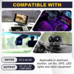 USB C to 12V Adapter/18W Type C Male to 12V Cigarette Lighter Socket Female Cable, GPS, Dash Cam, Car Led Light Strips etc Power line - Image 5