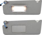 NHILES Left Driver Side Sun Visor Fits for Honda Pilot 2016-2022 Honda Ridgeline 2018-2020 Replacement Sun Shade # 83280-TG7-A12ZB (Wisteria Light Gray) - Image 7