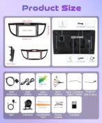 4Core 4G+128G Android 15 Car Radio for Honda CRV 2012-2016, Rimoody Car Stereo Wireless Carplay Andorid auto Mirror Link 9'' INCELL Touchscreen GPS WiFi Bluetooth 5.0 FM/RDS EQ-32 SWC Backup Camera - Image 8