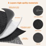 Shodu Waterproof Dog Car Seat Cover for Back Seat,Collapsible Scratchproof Dog Car Seats Covers,Nonslip Dogs Seat Cover with Mesh Window,Storage Pocket,Side Flaps,Universal Size Fit for Car/Truck/SUV - Image 3