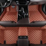 AerfineCar Mats Fit for BMW 1 2 3 4 5 6 7 8 Series X1 X2 X3 X4 X5 X6 X7 GT Waterproof car Floor mats Custom Full Coverage All Weather Protection Non-Slip Leather Floor Liners (Fashion Color 8)