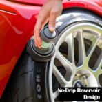 Flow Tire Shine Applicator with Reservoir - No-Drip, Streak-Free, Reusable Detailing Sponge for Car Care - Image 2