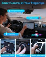 FAHREN Super Mini Wireless CarPlay Adapter (Latest Upgraded)-Bluetooth Apple Car Play Dongle, Zero Latency, Stable Connection, Compatible with iPhone 6+ & Android Auto 10+, Cars from 2017, USB/Type-C - Image 6